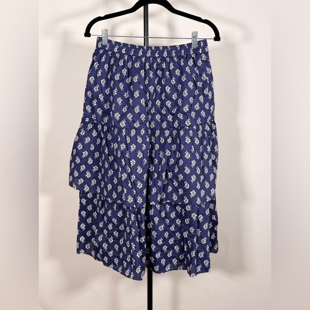 NWT JCrew Factory Tiered midi skirt - Picture 2 of 6